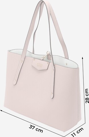 GUESS Μεγάλη τσάντα 'BRENTON' σε ροζ