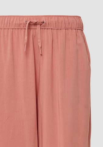 QS Wide Leg Hose in Orange