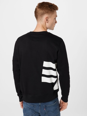 ALPHA INDUSTRIESSweater majica 'Side' - crna boja