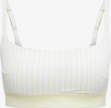 Calvin Klein Swimwear Бюстье Верх бикини в Зеленый: спереди