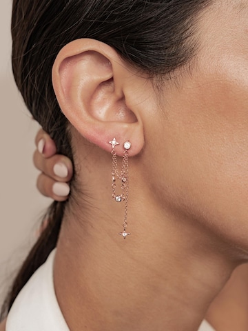 Hey Happiness - Pendientes 'Celestial Star Dangle' en oro: frente