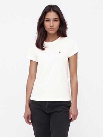 NIKIN Shirt 'Tree' in Wit: voorkant