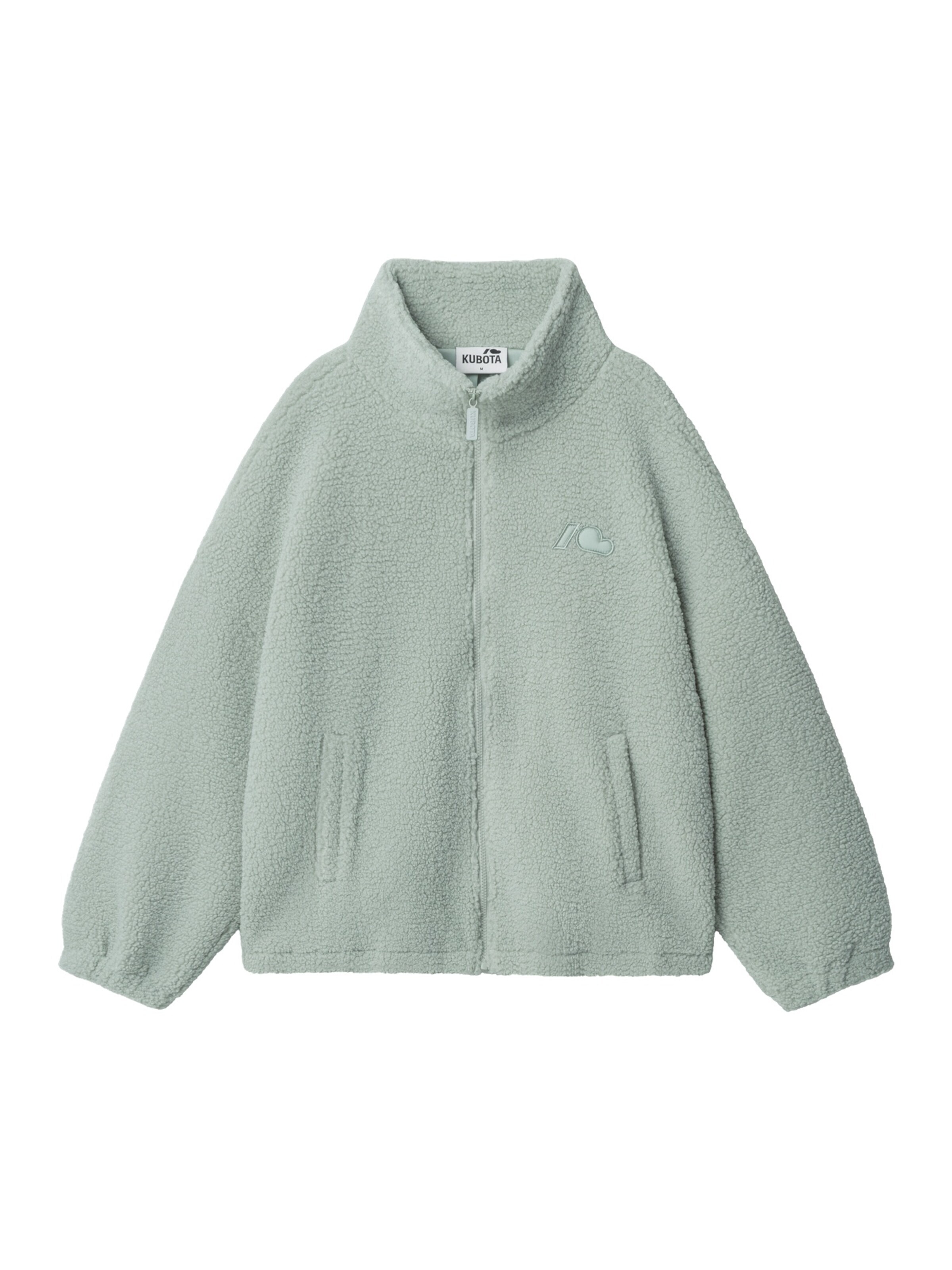 Kubota Sweatshirt 'Kubota Women's Oversized Fleece Sweatshirt Between-seasons Jacket' i grøn