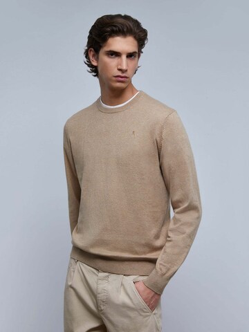 Scalpers Sweater in Brown: front