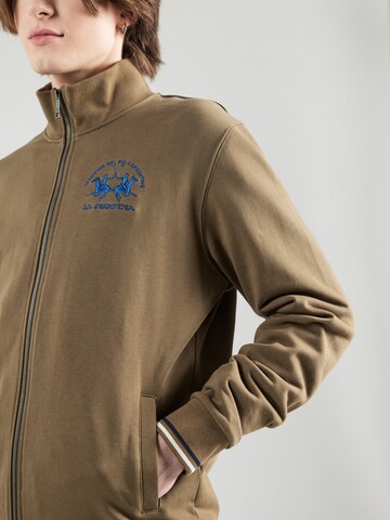 La Martina - Sudadera con cremallera en verde