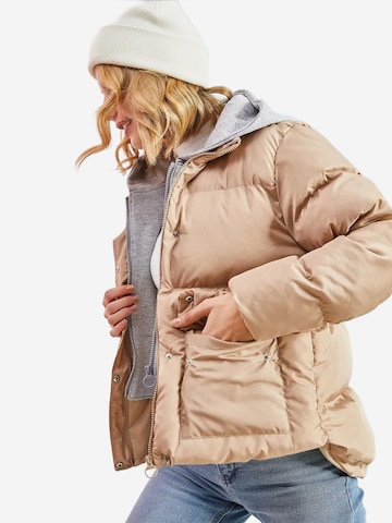 Bianco Lucci Winterjas in Beige