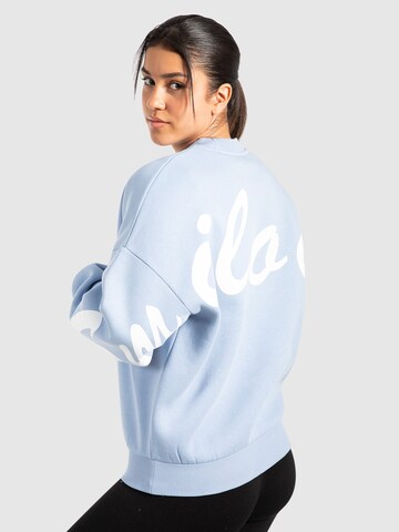 Smilodox Sweatshirt ' Liquid Brail ' in Blue