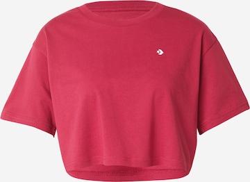 Tricou de la CONVERSE pe roșu: față