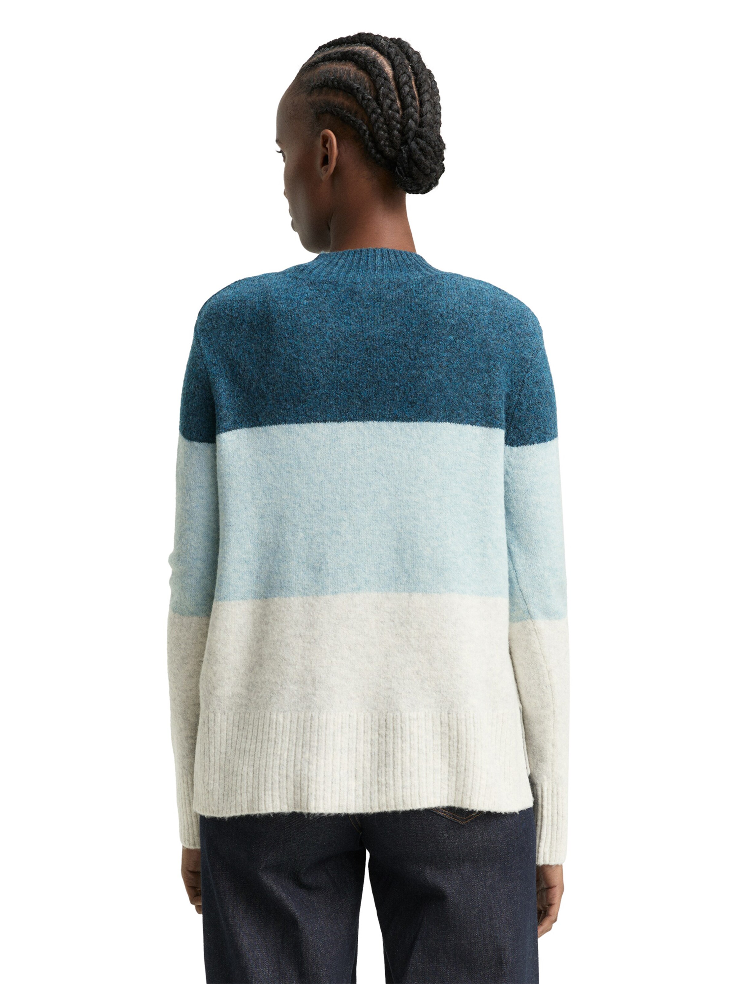 TOM TAILOR DENIM Sweater in Green