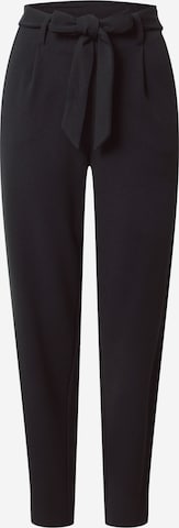 Soyaconcept - Tapered Pantalón plisado 'Mascha' en negro: frente