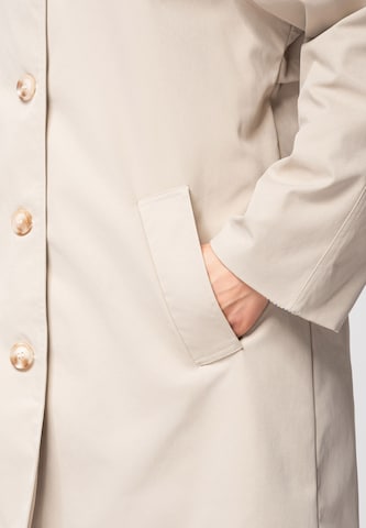 Ombre Between-Seasons Coat 'Colc' in Beige