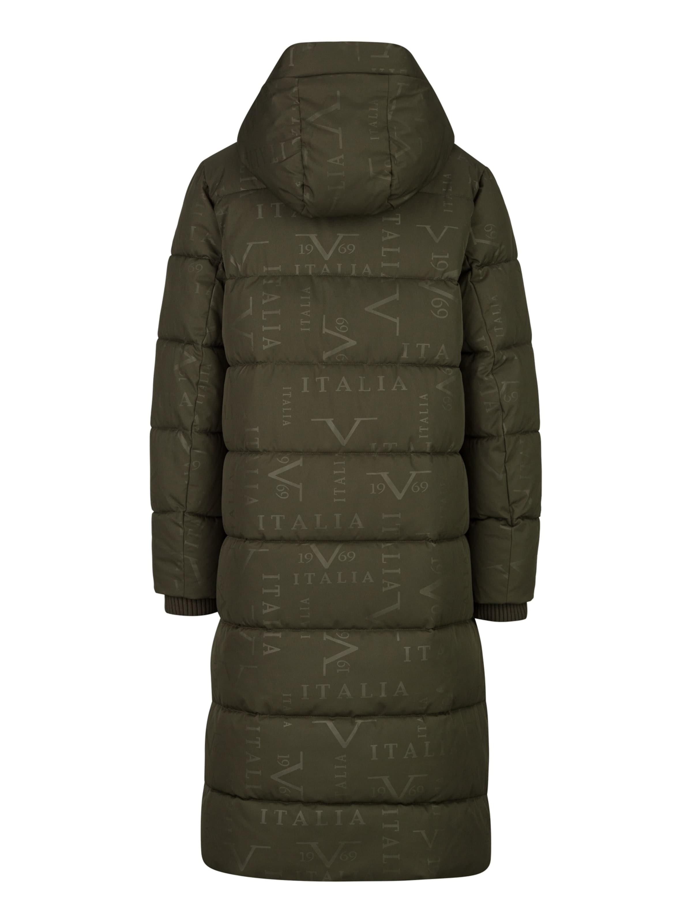 19V69 ITALIA Winterparka 'Silvana' in Groen: terug