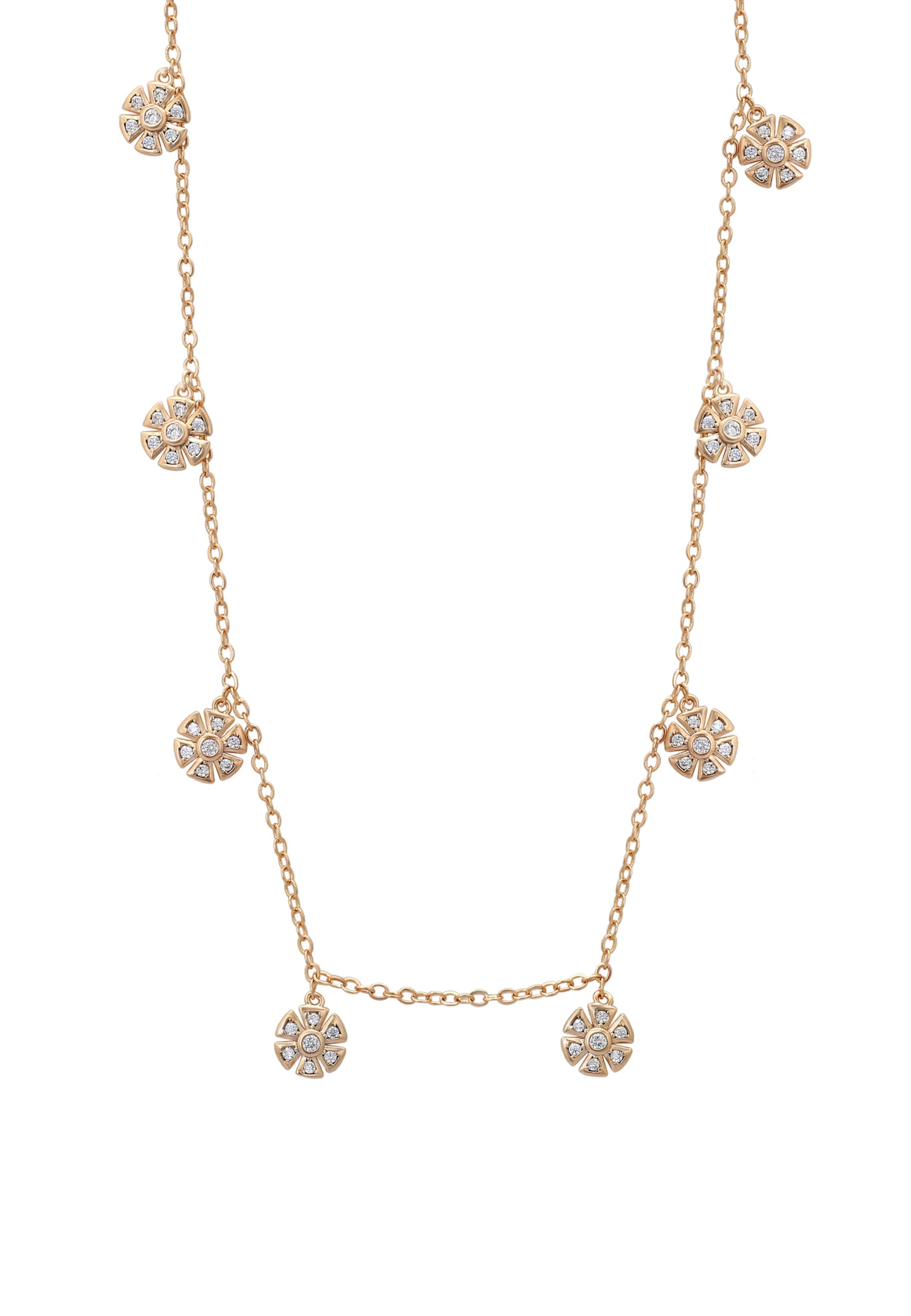 faina Colar em ouro / transparente, Vista do artigo