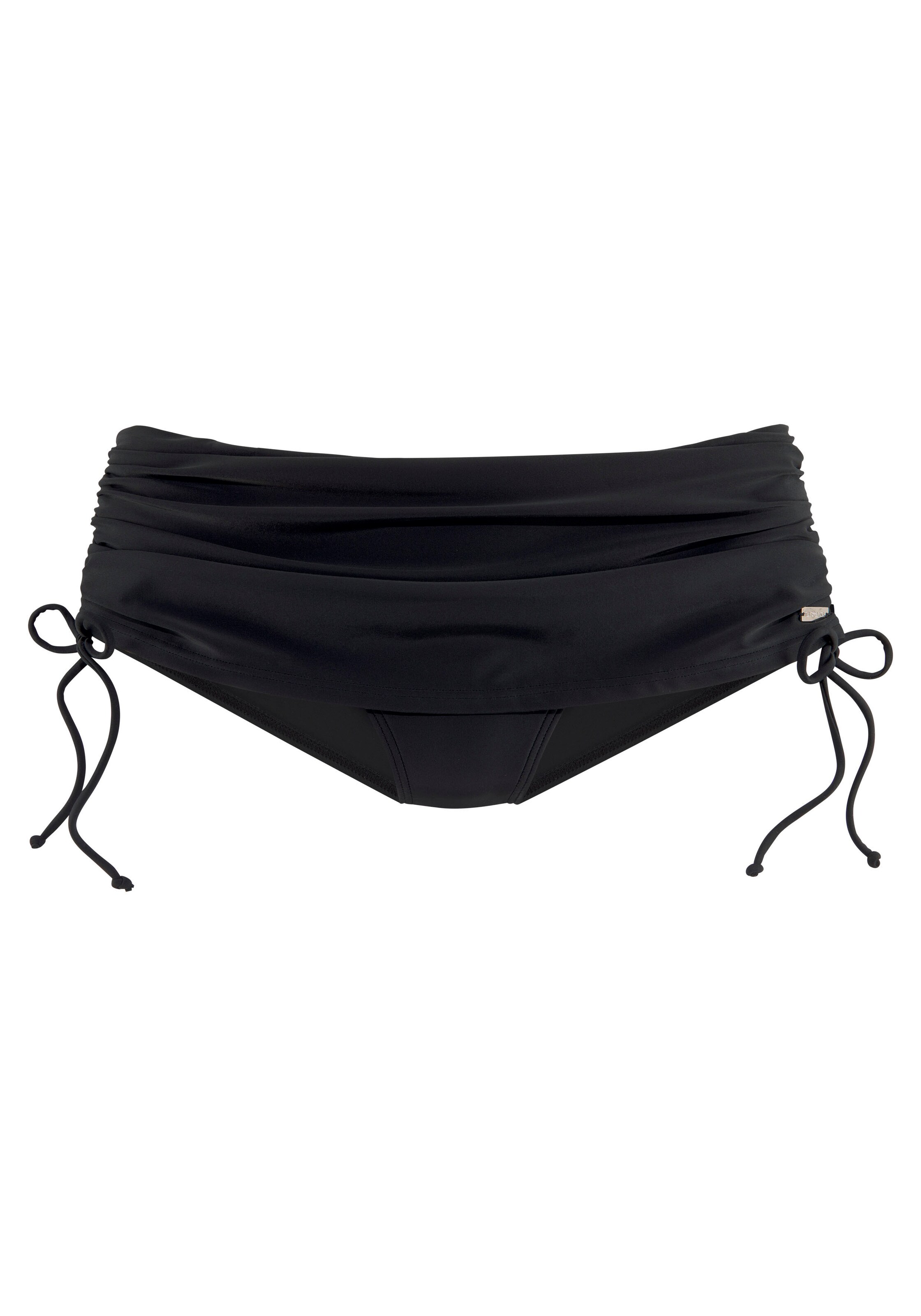 LASCANA Bikini Bottoms in Black: front