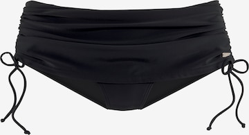 LASCANA Bikini Bottoms in Black: front