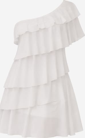 Elena Athanasiadou - Vestido de gala en blanco: frente