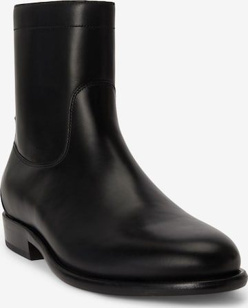 Botine de la Polo Ralph Lauren pe negru: față