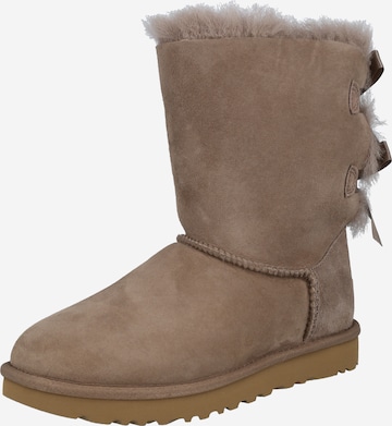 UGG Snow Boots 'Bailey Bow II' in Brown: front
