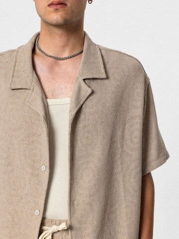VAMOS CLO regular Skjorte 'Salvia' i beige