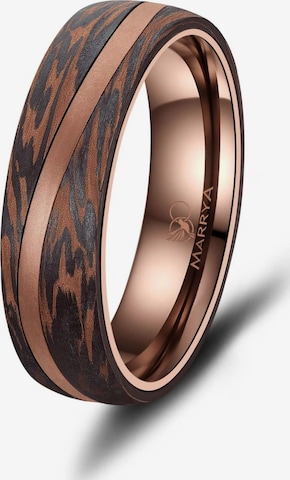 Anello 'MARRYA Ehering CB-05 Carbon-Bronze' di MARRYA in marrone: frontale