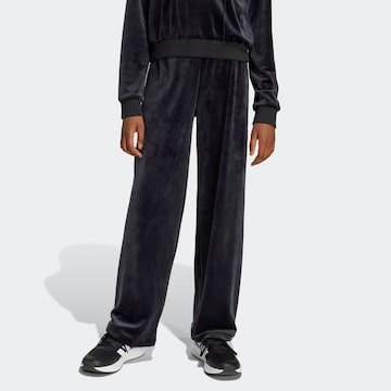 ADIDAS SPORTSWEAR Loose fit Sports trousers 'Seasonal Essentials' in Grey: front
