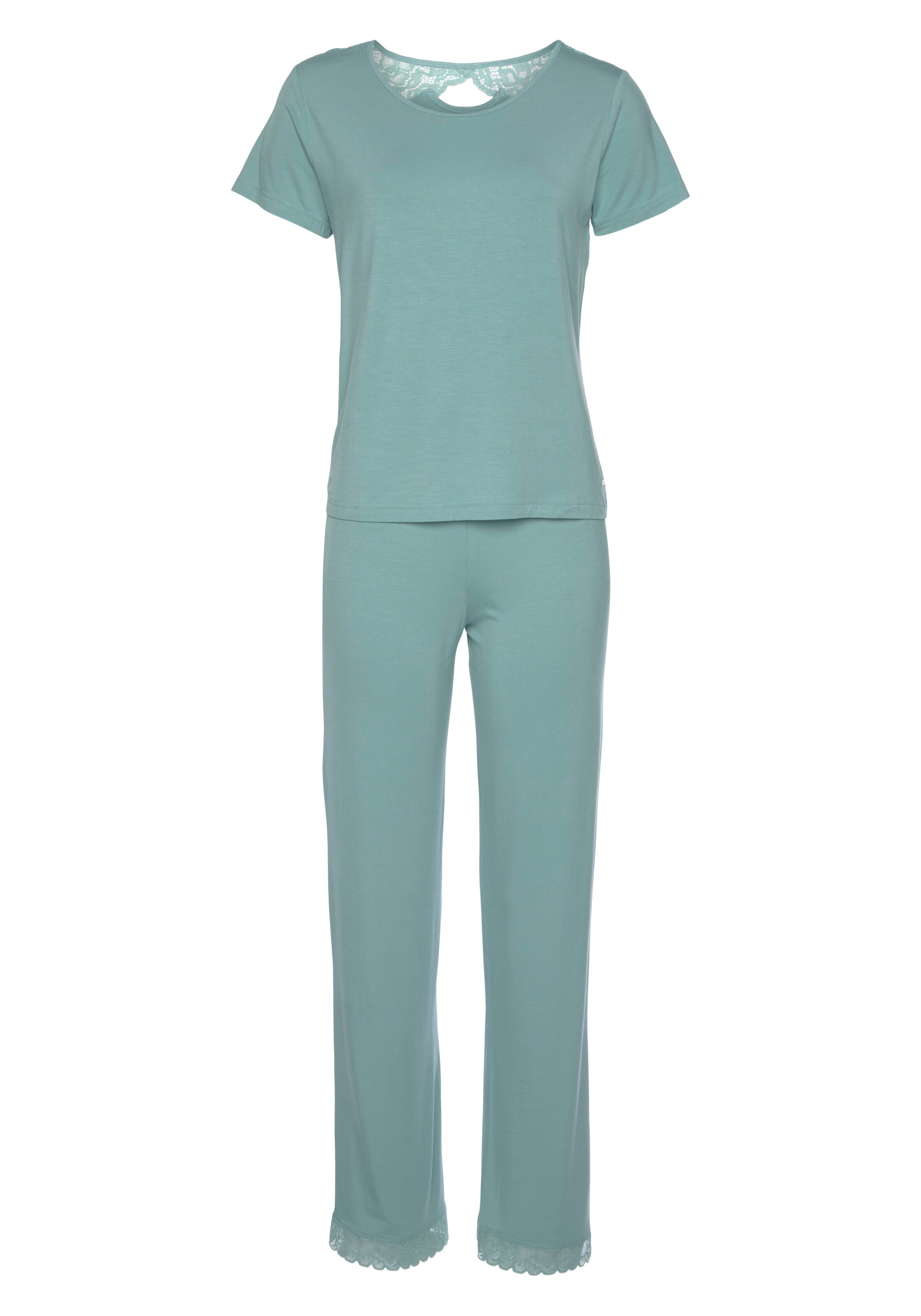 Pyjama LASCANA en bleu : devant