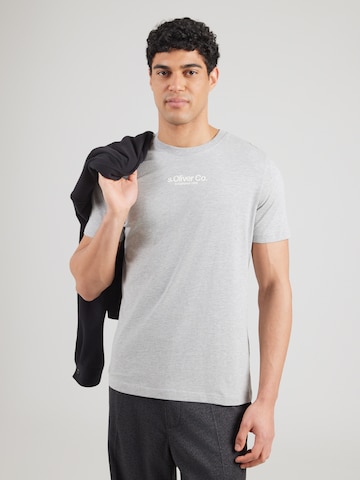 s.Oliver Μπλουζάκι σε γκρι: μπροστά