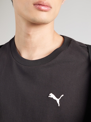 PUMA Λειτουργικό μπλουζάκι 'ESS' σε μαύρο