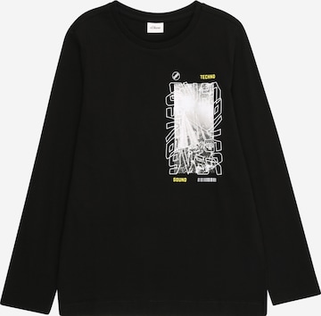 s.Oliver Shirt in Black: front