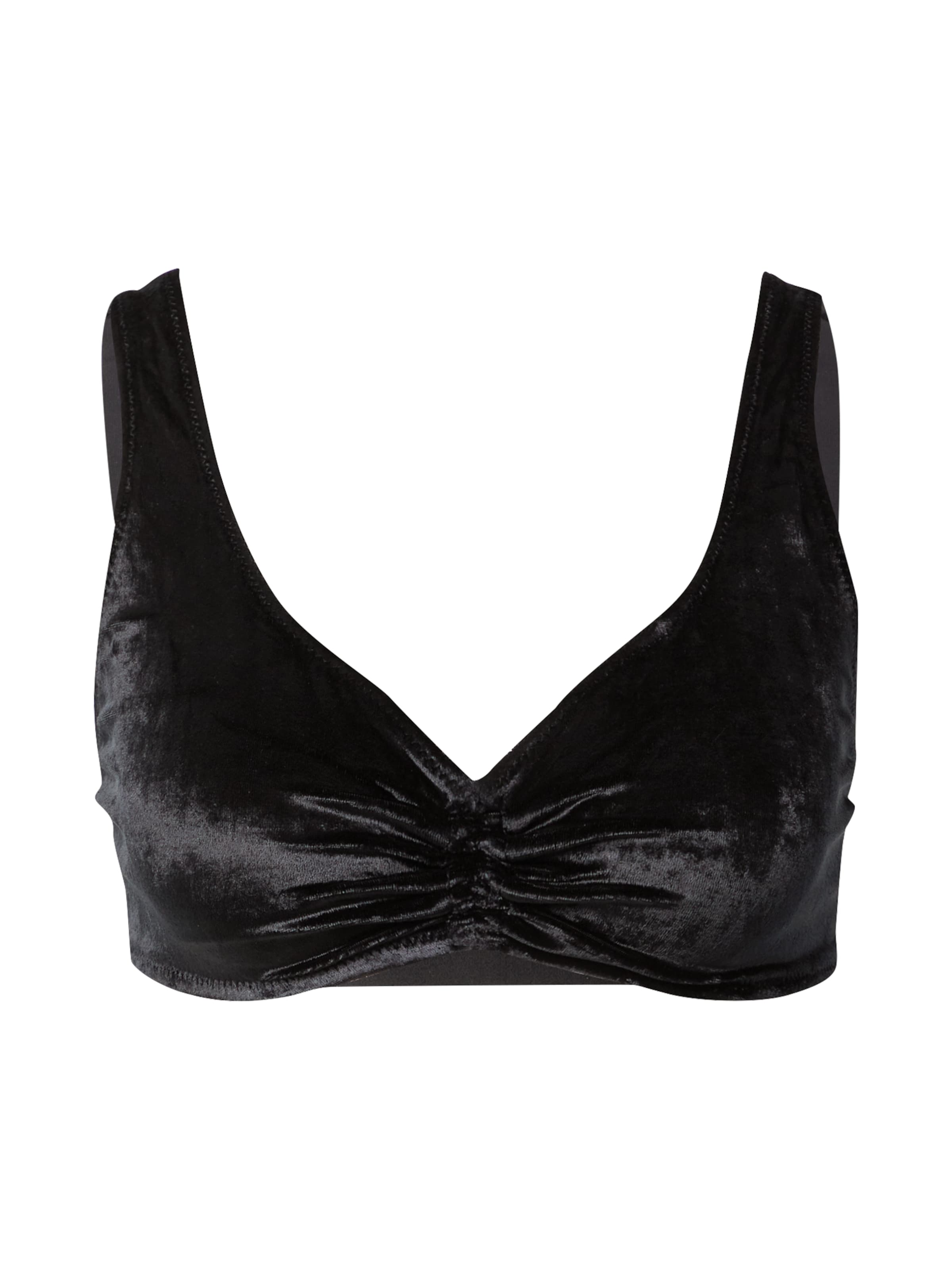 Free People Trojuholníky Podprsenka 'Rhiannon' - Čierna: predná strana