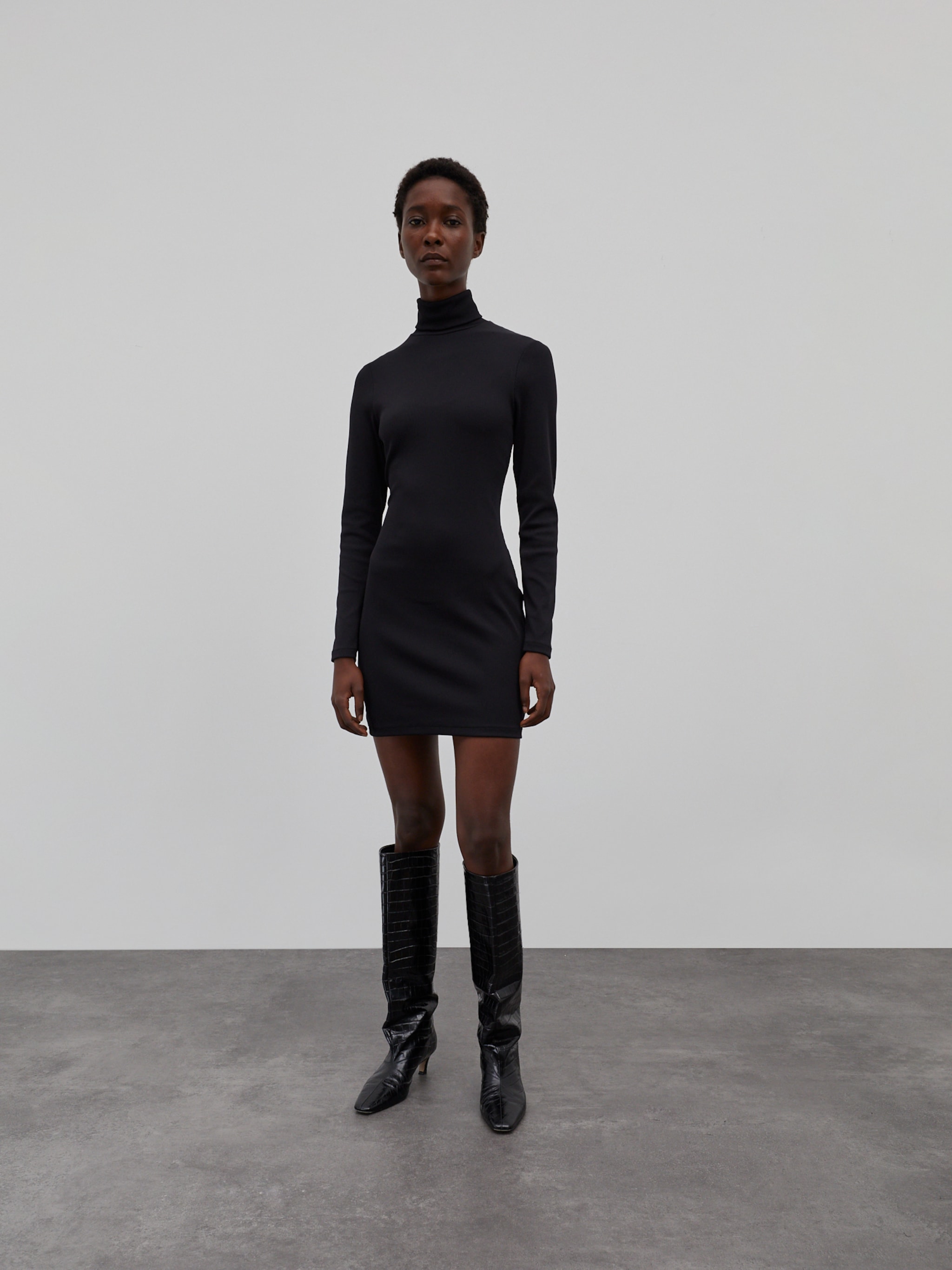 EDITED Produits Robes en maille 'Dada' noir