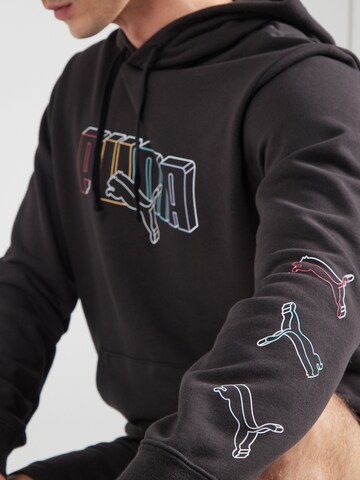 PUMA Sweatshirt 'ESS' in Schwarz