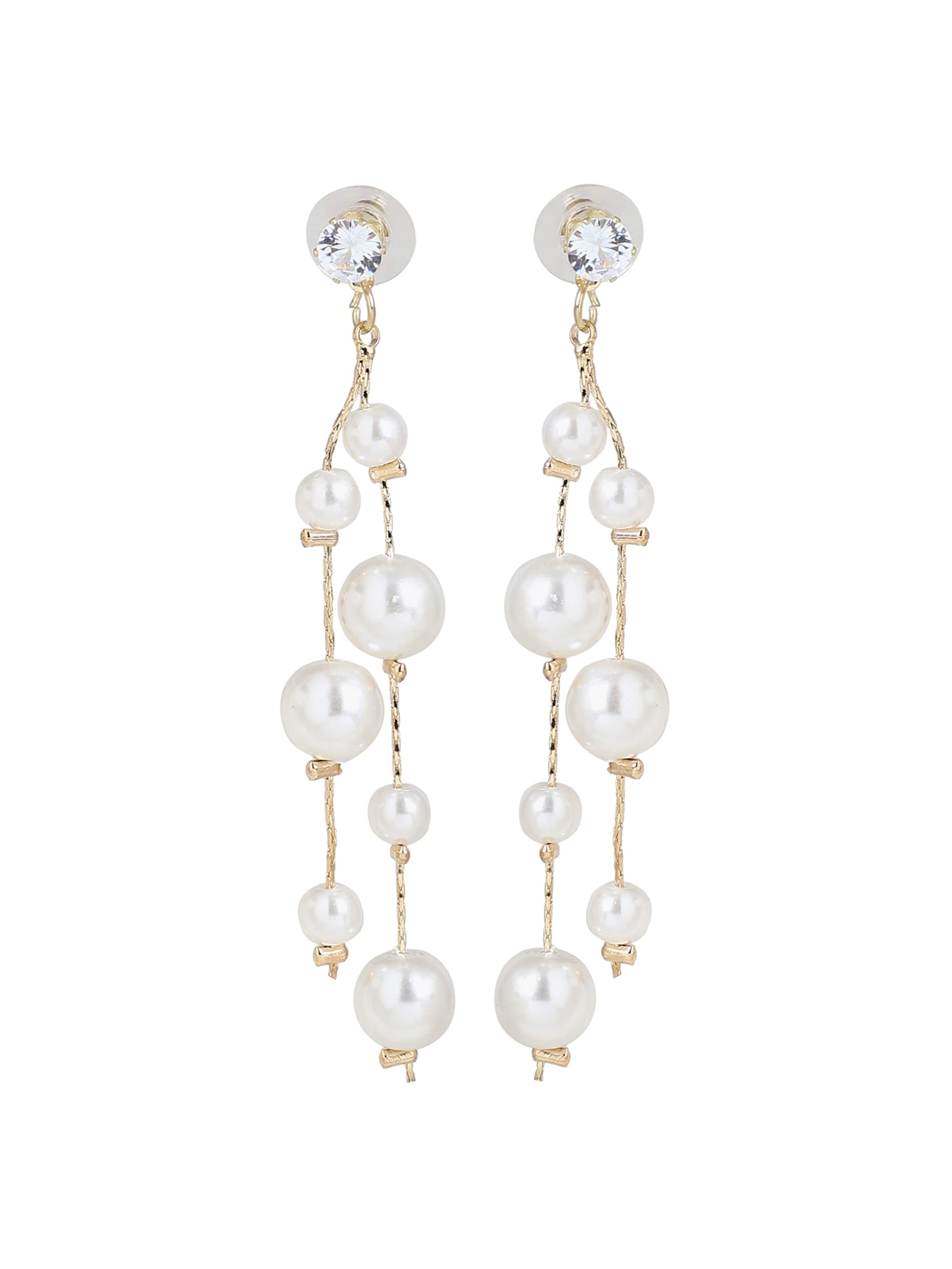 SOHI Серьги 'Hita' в Белый: спереди