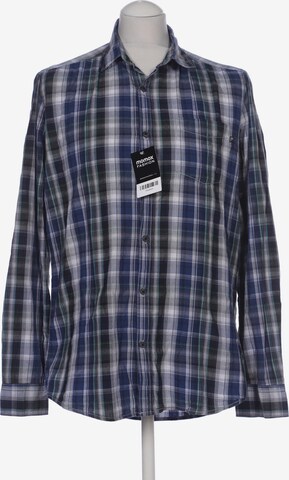 PIONEER Button Up Shirt in M in Blue: front