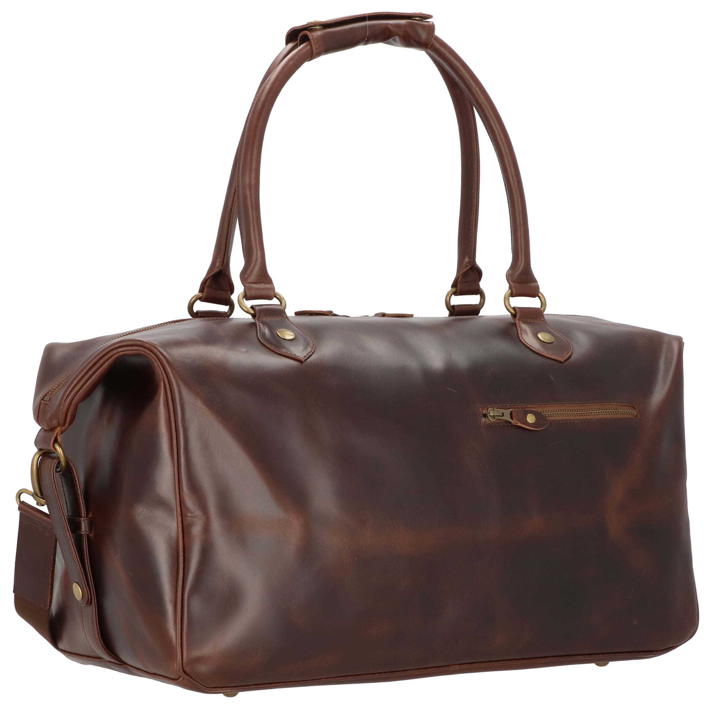 Buckle & Seam Travel bag 'Linwood' in Brown