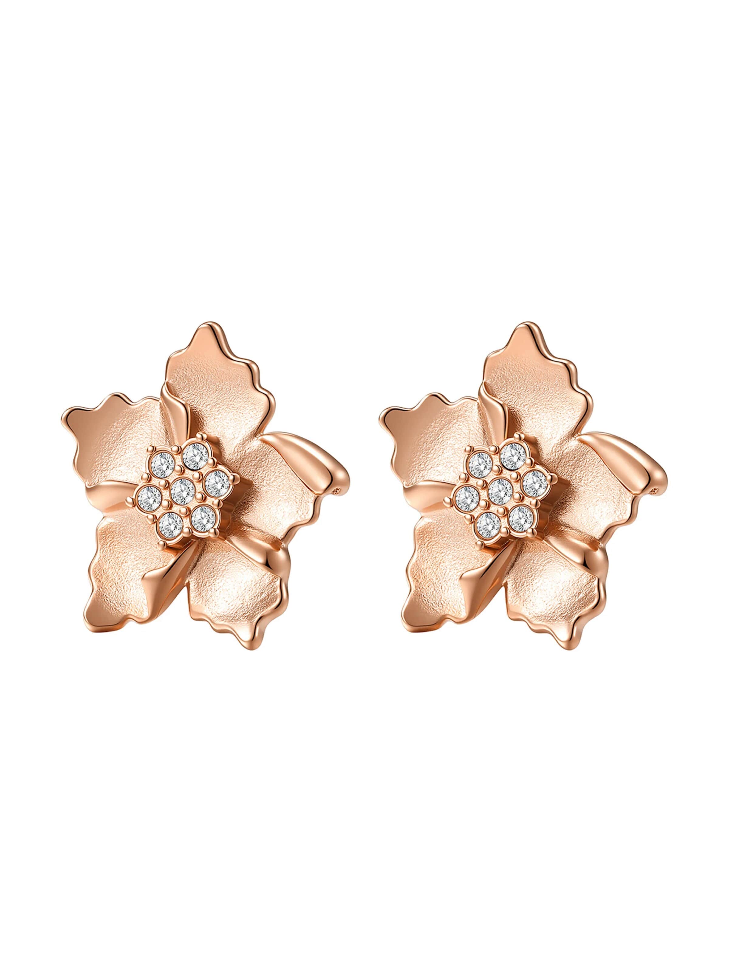 Orecchini 'Sunburst Flower Stud' di Hey Happiness in oro