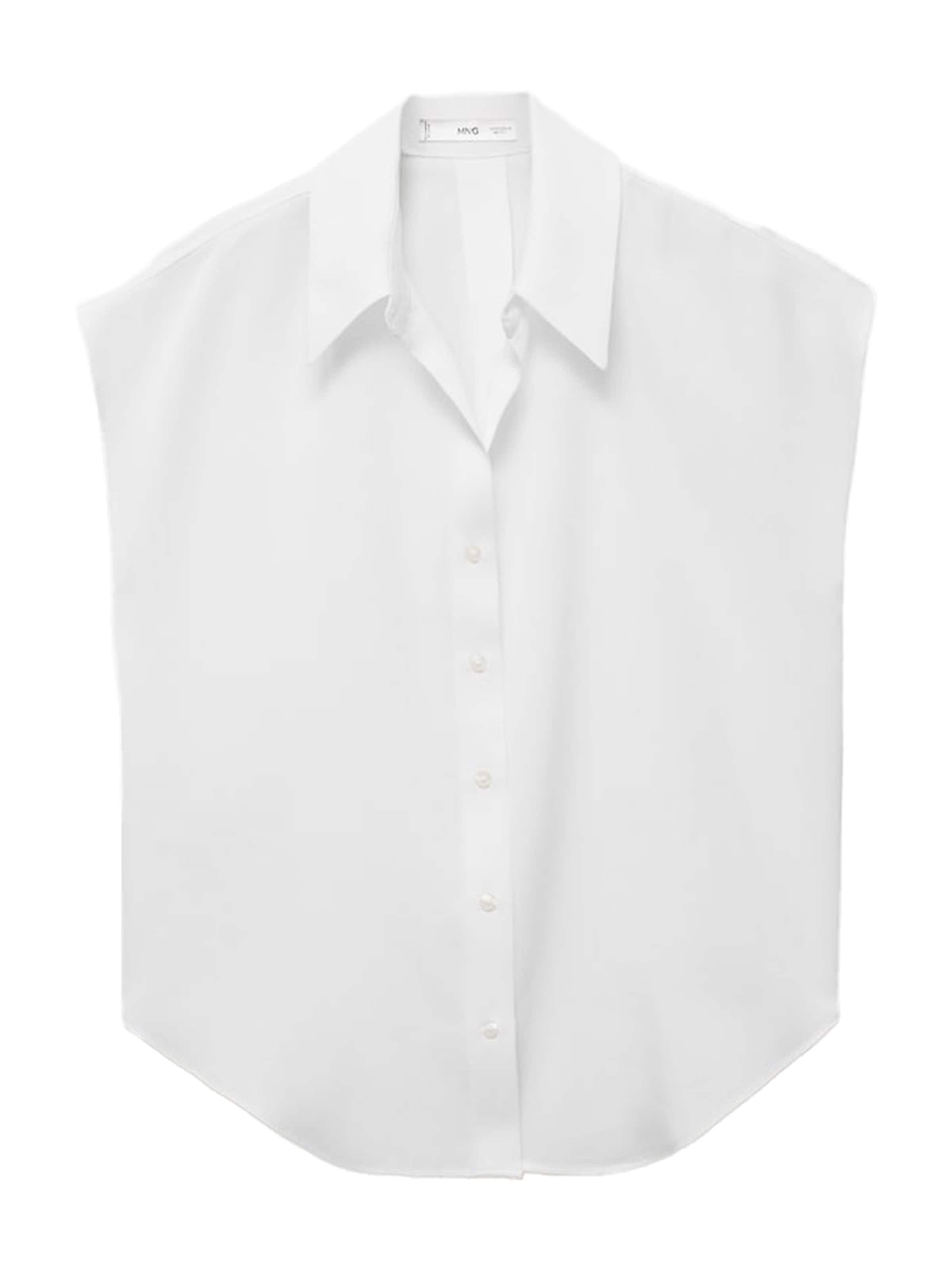 MANGO Blouse in White: front