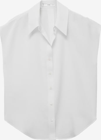 MANGO Blouse in White: front