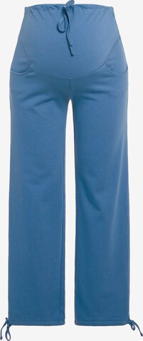 Pantalon Ulla Popken en bleu : devant