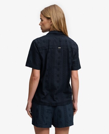 Superdry & Co Blouse 'Heritage' in Blauw