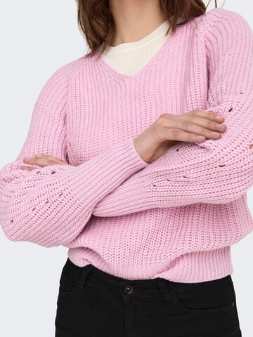 JDY Pullover 'Justy' i pink