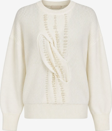 Pull-over Twinset en blanc : devant