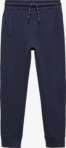Pantaloni 'FRANCIA5' de la MANGO KIDS pe albastru: față