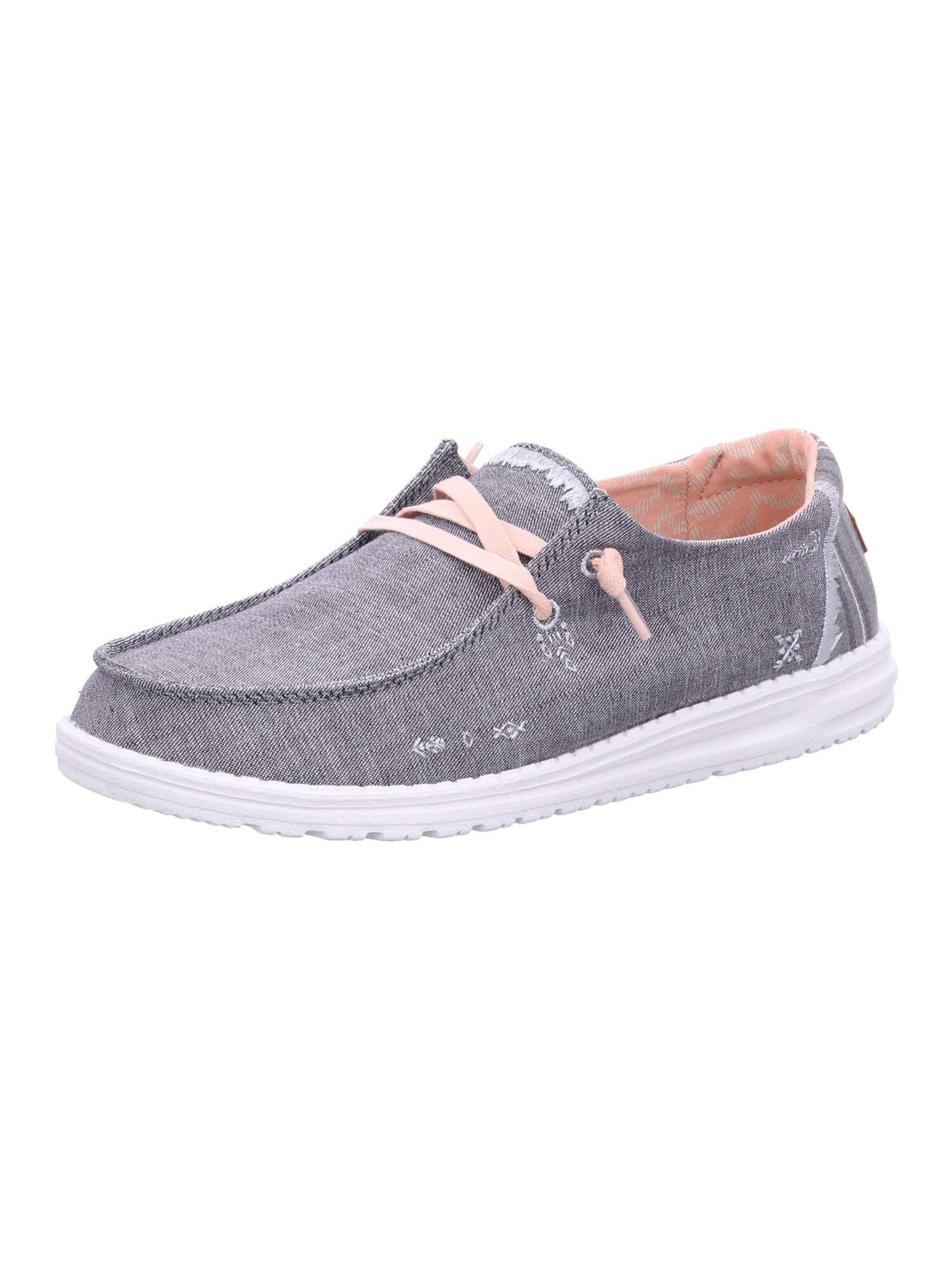 HEY DUDE Moccasins in Grey: front