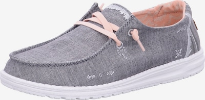 HEY DUDE Mokassin in grau / apricot / weiß, Produktansicht