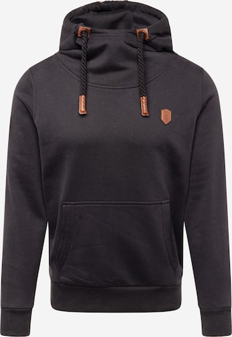 naketano Regular fit Sweatshirt in Zwart: voorkant