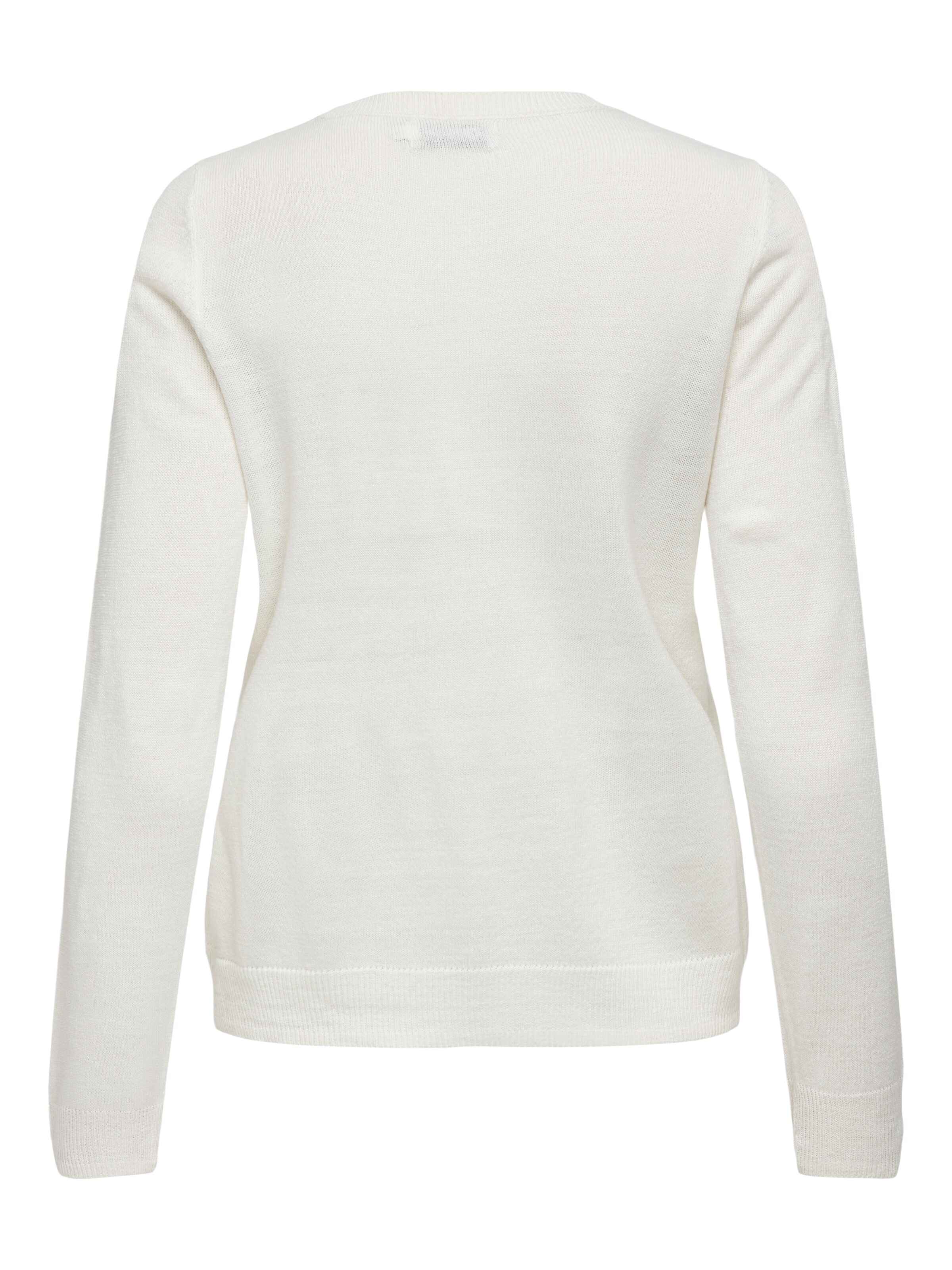 ONLY Пуловер 'ONLXmas' в бяло