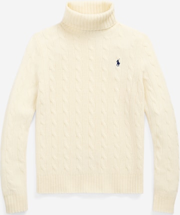 Pull-over Polo Ralph Lauren en beige : devant