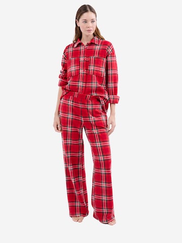 ETAM Pyjamabroek 'Monica' in Rood