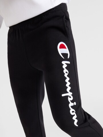 Champion Authentic Athletic Apparel Tapered Broek in Zwart